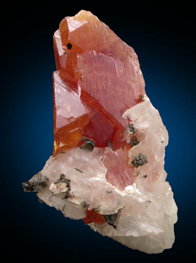 Scheelite on Dolomite with Pyrrhotite from Morro Velho Mine, Nova Lima, Minas Gerais, Brazil