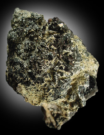 Tetrahedrite on Galena from Silverton Mining District, San Juan County, Colorado