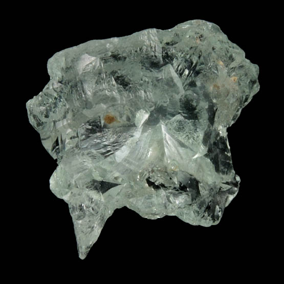 Beryl var. Aquamarine (etched crystal) from Minas Gerais, Brazil