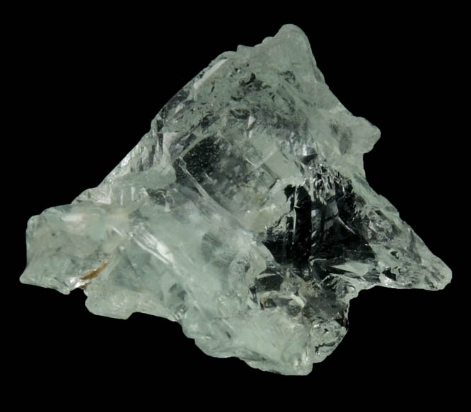 Beryl var. Aquamarine (etched crystal) from Minas Gerais, Brazil