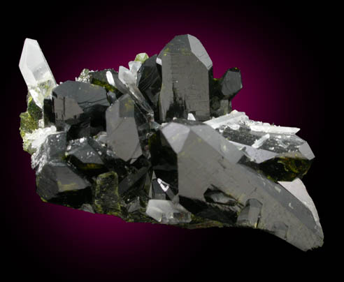 Epidote with Quartz from Green Monster Mountain, south of Sulzer, Prince of Wales Island, Alaska