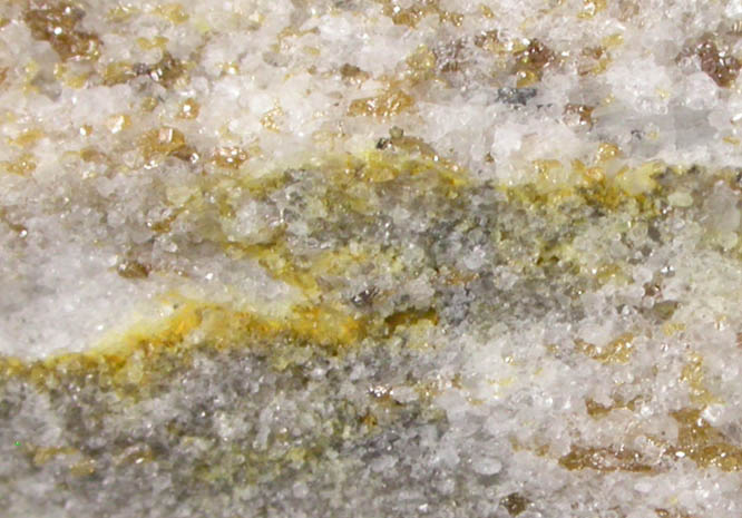 Greenockite with Pyrite in marble from Lengenbach Quarry, Binntal, Wallis, Switzerland