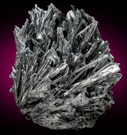 Stibnite from Baia Sprie (Felsbnya), Maramures, Romania