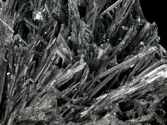 Stibnite from Baia Sprie (Felsbnya), Maramures, Romania