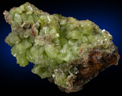 Pyromorphite from Mina San Andrs, Crdoba, Andalucia, Spain