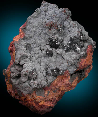 Hydrohetaerolite-Chalcophanite with Calcite from Mina Precaucin, Cabezo de San Gins, Cartagena, Murcia, Spain