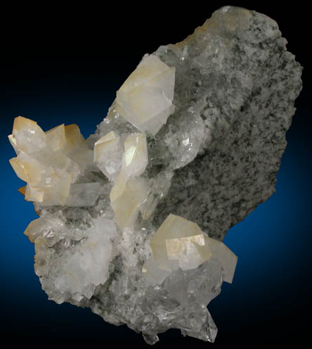 Orthoclase var. Adularia on Quartz from Hashupi, Shigar Valley, Gilgit-Baltistan, Pakistan