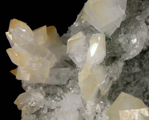 Orthoclase var. Adularia on Quartz from Hashupi, Shigar Valley, Gilgit-Baltistan, Pakistan