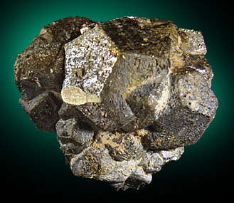Bravoite on Pyrite from Rico, Dolores County, Colorado