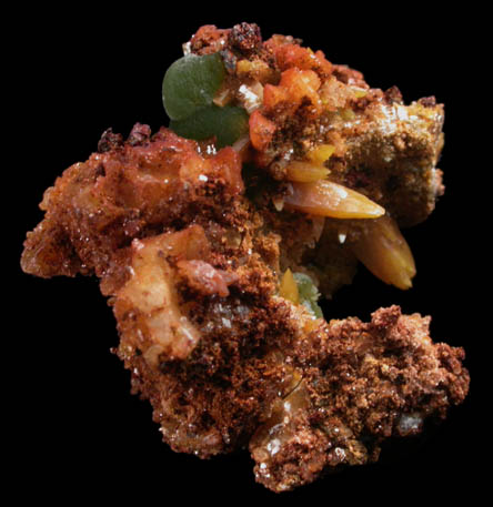 Mimetite and Wulfenite from Mina Ojuela, Mapimi, Durango, Mexico