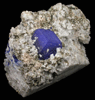 Lazurite var. Lapis Lazuli with Pyrite from Lajuar Madan, Sar-e-Sang, Kokscha Valley, Badakshan, Afghanistan (Type Locality for Lazurite)