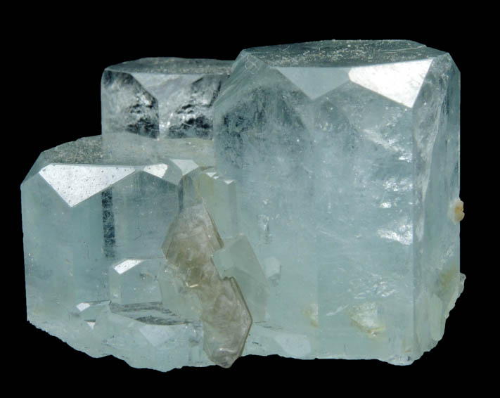 Beryl var. Aquamarine with Muscovite from Chumar Bakhoor, Nagar, Gilgit-Baltistan, Pakistan