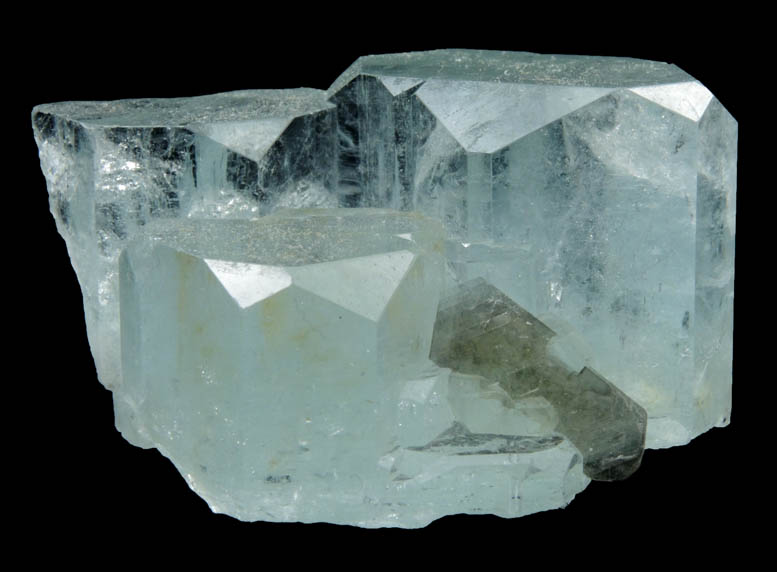 Beryl var. Aquamarine with Muscovite from Chumar Bakhoor, Nagar, Gilgit-Baltistan, Pakistan