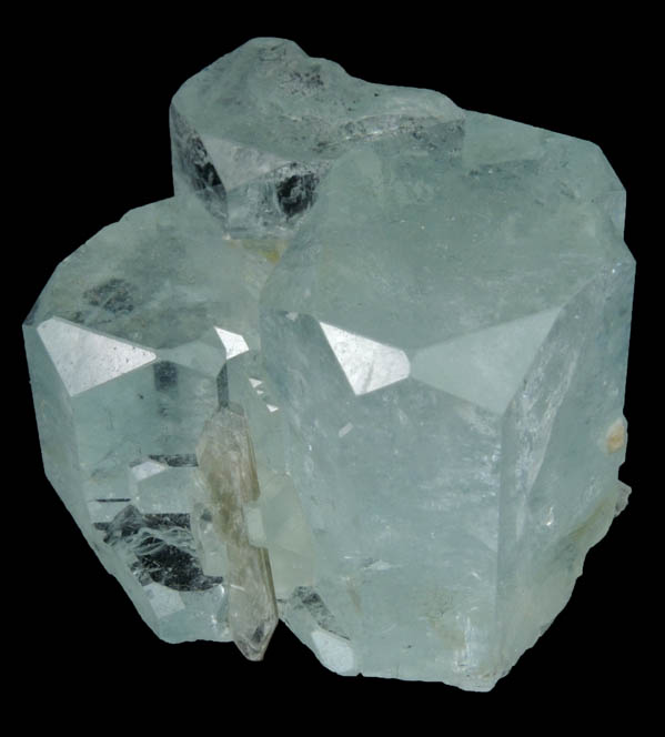 Beryl var. Aquamarine with Muscovite from Chumar Bakhoor, Nagar, Gilgit-Baltistan, Pakistan