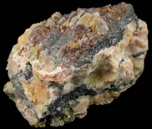 Tellurium with Tellurite on Quartz from Mina la Bambolla, Moctezuma, Sonora, Mexico