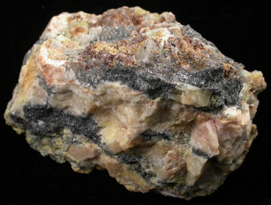 Tellurium with Tellurite on Quartz from Mina la Bambolla, Moctezuma, Sonora, Mexico