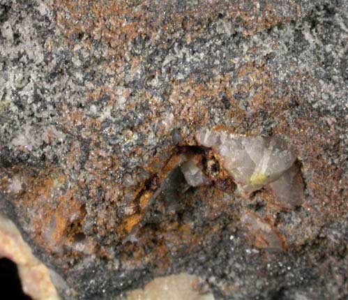 Tellurium with Tellurite on Quartz from Mina la Bambolla, Moctezuma, Sonora, Mexico