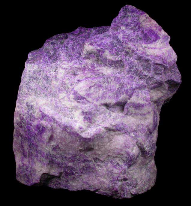 Sugilite with Pectolite from Wessels Mine, Kalahari Manganese Field, Northern Cape Province, South Africa