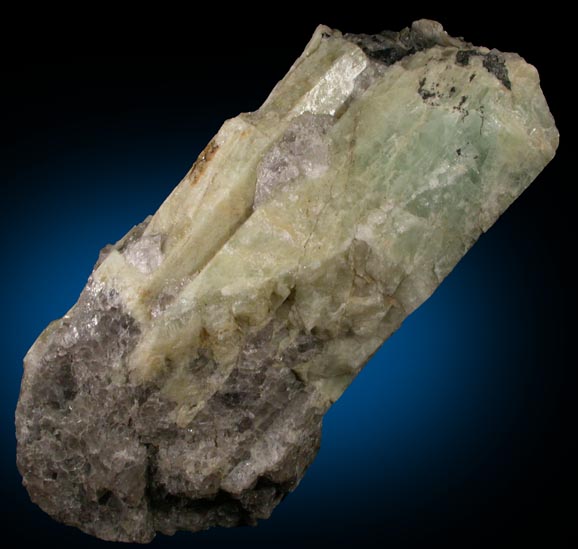 Beryl in Quartz from Strickland Quarry, Collins Hill, Portland, Middlesex County, Connecticut
