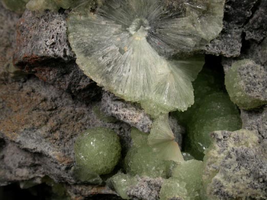 Wavellite from Mauldin Mountain, Montgomery County, Arkansas