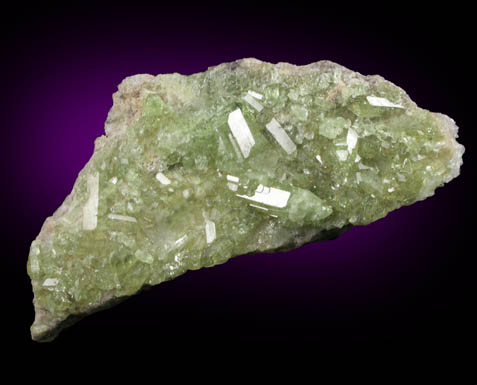 Vesuvianite from Belvidere Mountain Quarries, Lowell (commonly called Eden Mills), Orleans County, Vermont