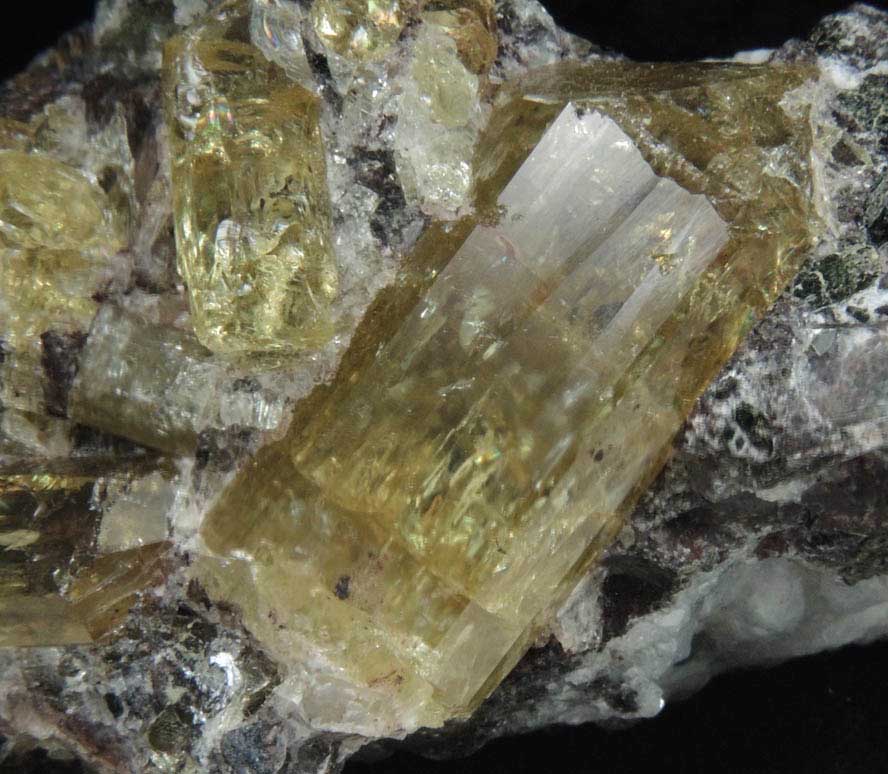 Fluorapatite in Quartz from Cerro de Mercado, Durango, Mexico