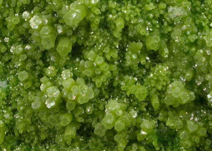 Pyromorphite from Gute Hoffnung Mine, south of Bleibuir, Eifel Mountains, Nordrhein-Westfalen, Germany