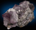 Fluorite with Calcite from Milltown Quarry, Ashover, Derbyshire, England