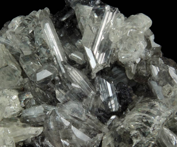 Anglesite on Galena from Touissit Mine, 21 km SSE of Oujda, Jerada Province, Oriental, Morocco