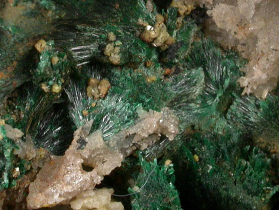 Malachite and Cerussite from Brown's Prospect, Rum Jungle, 61 km south of Darwin, Northern Territory, Australia