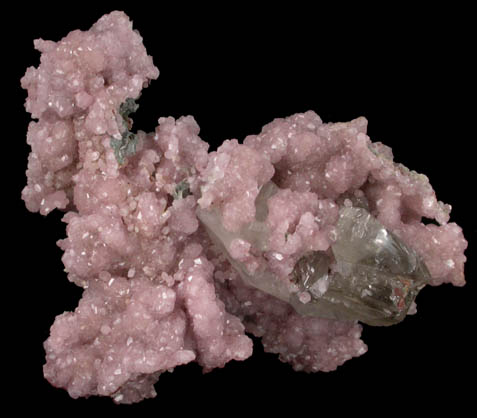 Calcite (Co-rich) with Cerussite from Tsumeb Mine, Otavi-Bergland District, Oshikoto, Namibia