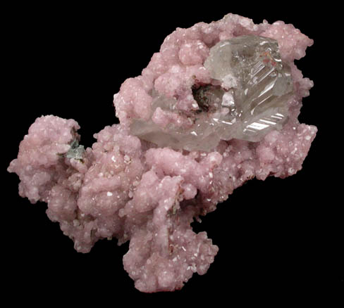 Calcite (Co-rich) with Cerussite from Tsumeb Mine, Otavi-Bergland District, Oshikoto, Namibia