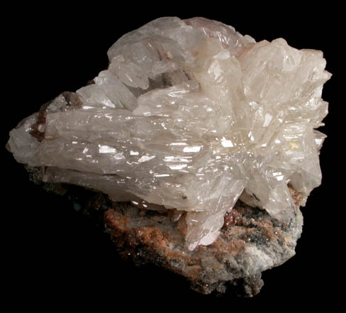 Cerussite (sixling-twinned crystals) from Tsumeb Mine, Otavi-Bergland District, Oshikoto, Namibia