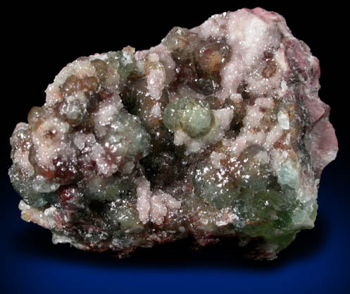 Willemite on Calcite from Tsumeb Mine, Otavi-Bergland District, Oshikoto, Namibia