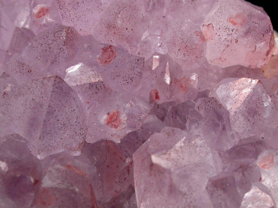 Quartz var. Amethyst with Hematite from Height's Lodge Pocket, Screel Hill, Dumfries & Galloway, Scotland