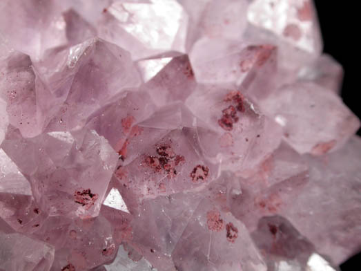 Quartz var. Amethyst with Hematite from Height's Lodge Pocket, Screel Hill, Dumfries & Galloway, Scotland