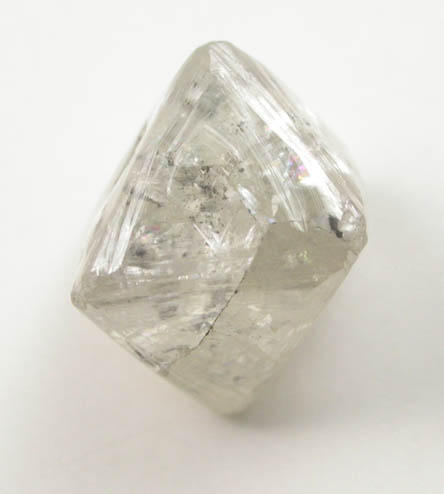 Diamond (2.27 carat pale-gray octahedral crystal) from Oranjemund District, southern coastal Namib Desert, Namibia