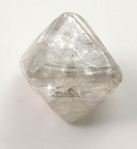 Diamond (2.27 carat pale-gray octahedral crystal) from Oranjemund District, southern coastal Namib Desert, Namibia