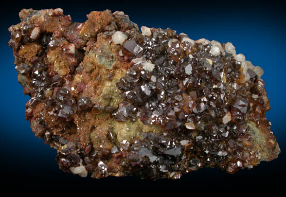 Sphalerite, Dolomite, Quartz from Mina Troya, Mutiloa, 19 km southwest of San Sebastin, Pais Vasco, Spain