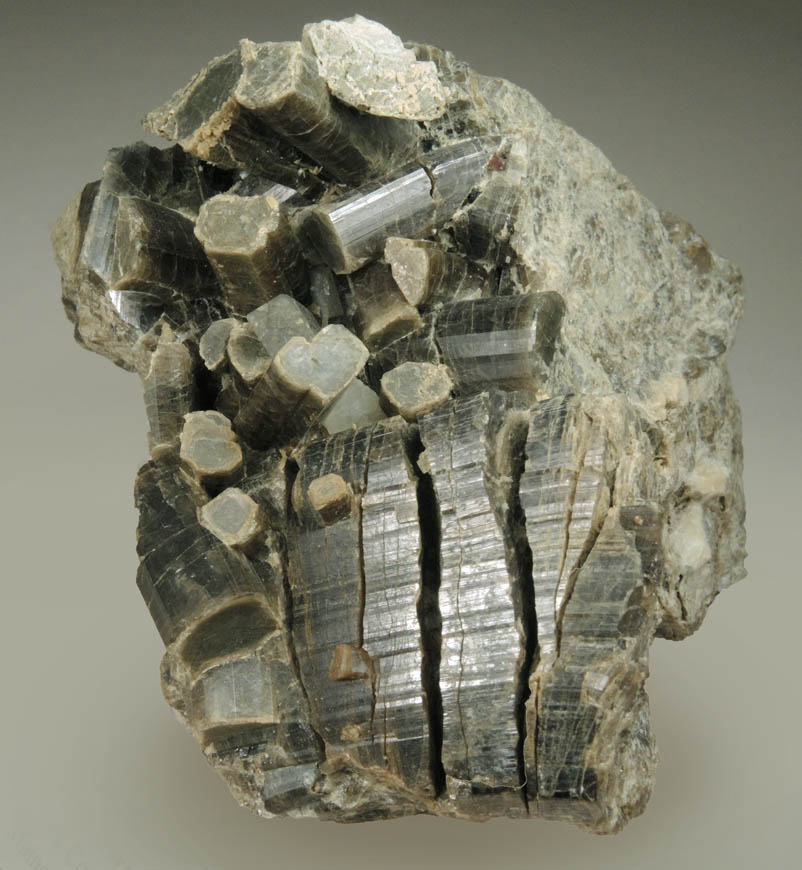 Vesuvianite from 600 m pit, Goodall Farm Quarry, Sanford, York County, Maine