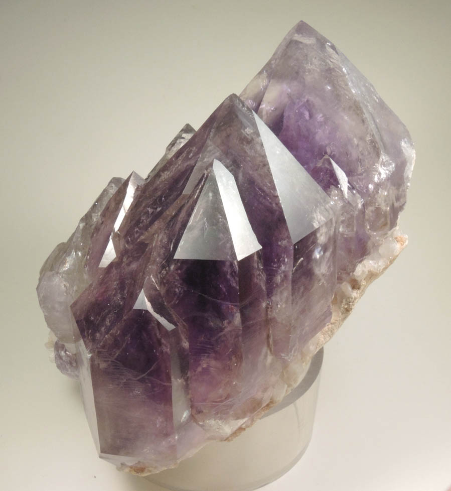 Quartz var. Amethyst from July 4th Pocket, Intergalactic Pit, Deer Hill, Stow, Oxford County, Maine