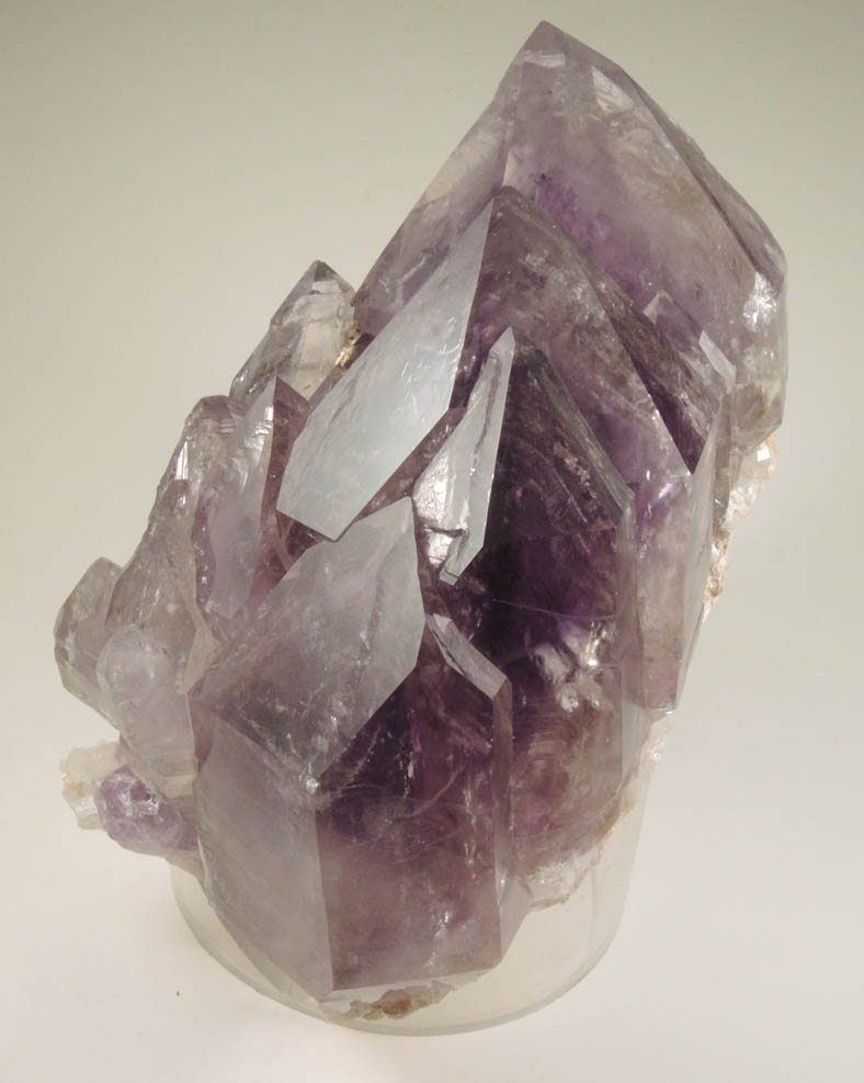Quartz var. Amethyst from July 4th Pocket, Intergalactic Pit, Deer Hill, Stow, Oxford County, Maine