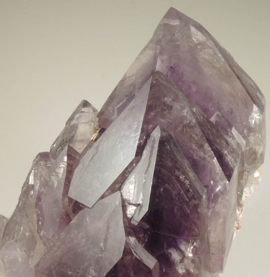 Quartz var. Amethyst from July 4th Pocket, Intergalactic Pit, Deer Hill, Stow, Oxford County, Maine