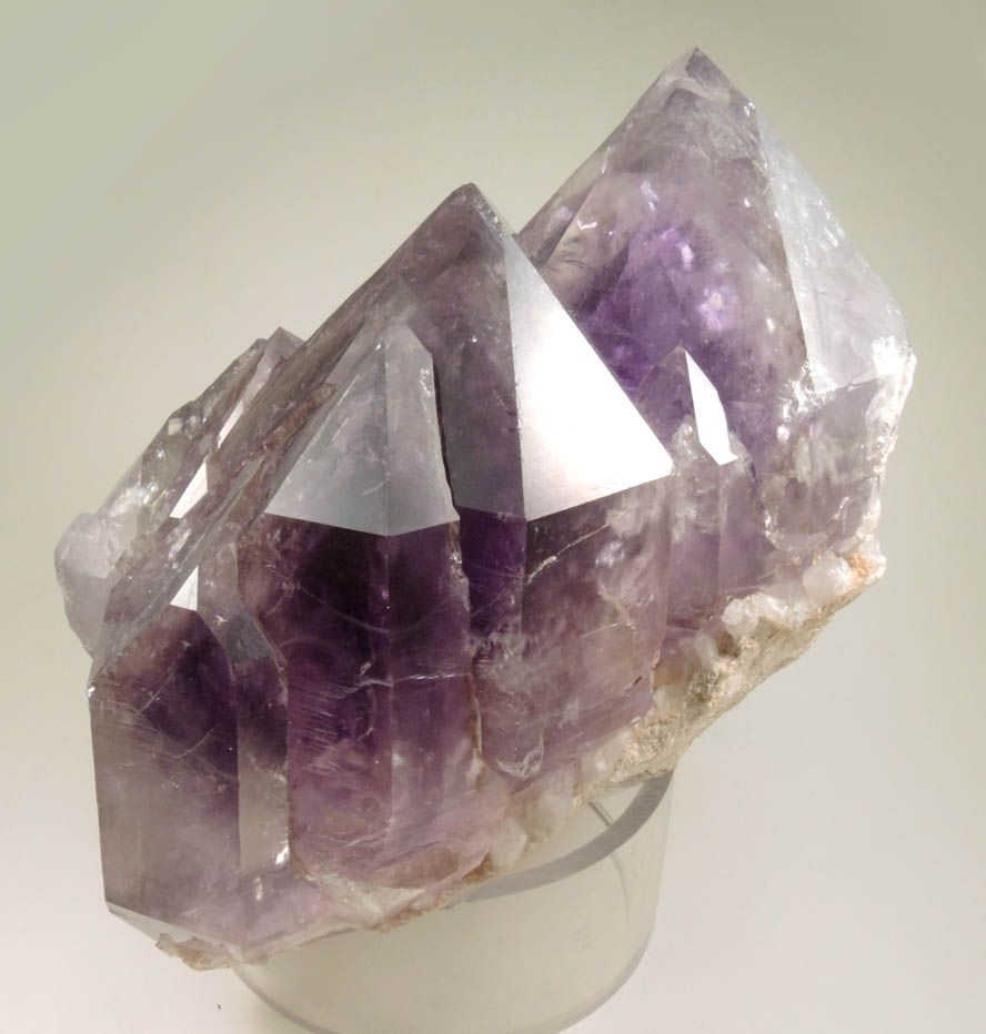 Quartz var. Amethyst from July 4th Pocket, Intergalactic Pit, Deer Hill, Stow, Oxford County, Maine