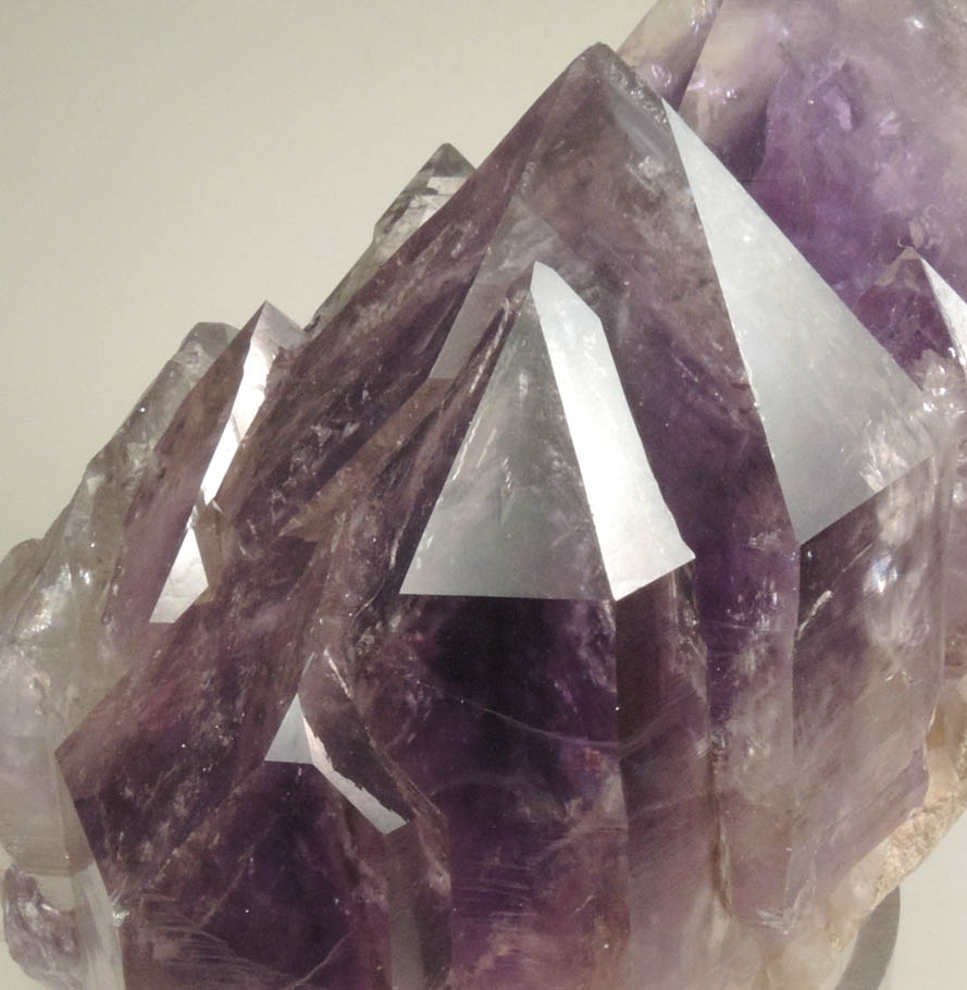 Quartz var. Amethyst from July 4th Pocket, Intergalactic Pit, Deer Hill, Stow, Oxford County, Maine