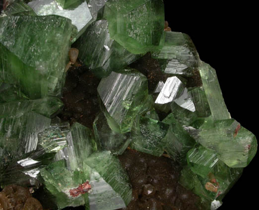 Ludlamite with Siderite from Blackbird Mine, Cobalt District, Lemhi County, Idaho