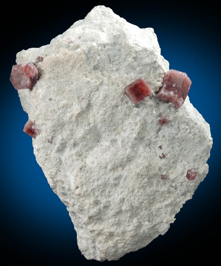 Beryl var. Bixbite (Red Beryl) from Rex Harris' Ruby Violet claim, 1 km north of Bumblebee Mountain, Wah Wah Mountains, Beaver County, Utah