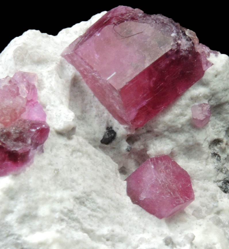 Beryl var. Bixbite (Red Beryl) from Rex Harris' Ruby Violet claim, 1 km north of Bumblebee Mountain, Wah Wah Mountains, Beaver County, Utah