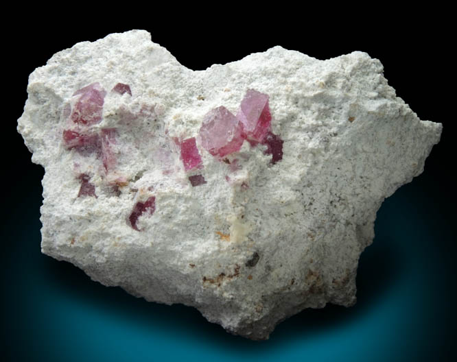 Beryl var. Bixbite (Red Beryl) from Rex Harris' Ruby Violet claim, 1 km north of Bumblebee Mountain, Wah Wah Mountains, Beaver County, Utah