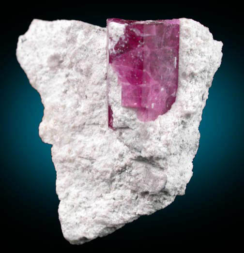 Beryl var. Bixbite (Red Beryl) from Rex Harris' Ruby Violet claim, 1 km north of Bumblebee Mountain, Wah Wah Mountains, Beaver County, Utah